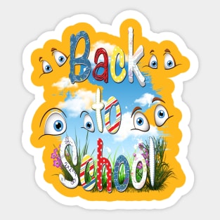 Back to School Sticker